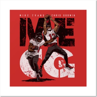 Mike Evans & Chris Godwin Tampa Bay Duo Posters and Art